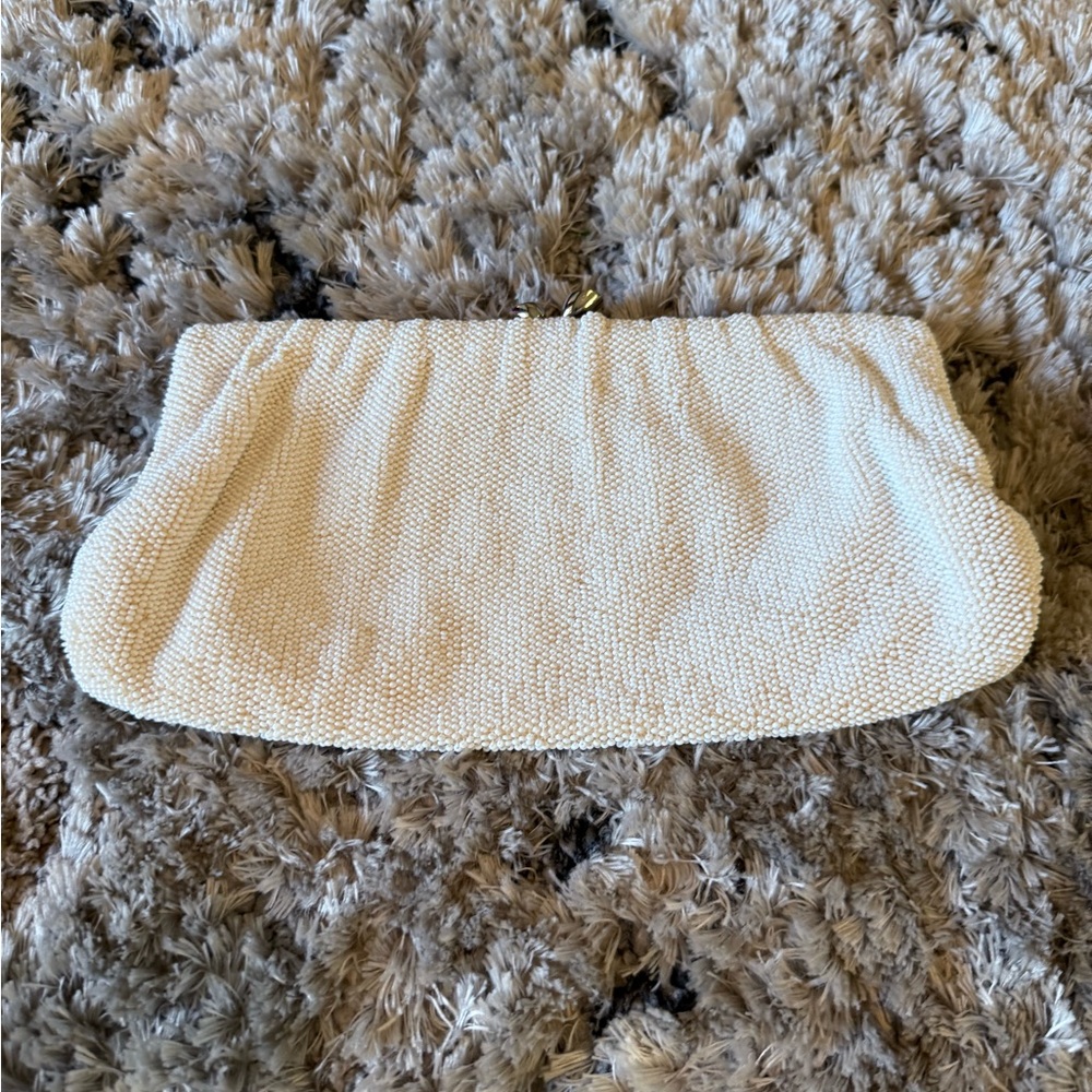 Vintage I Magnin beaded Evening Clutch